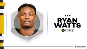 CONFIRMED: Steelers DB Ryan Watts signed his rookie contract on Saturday.