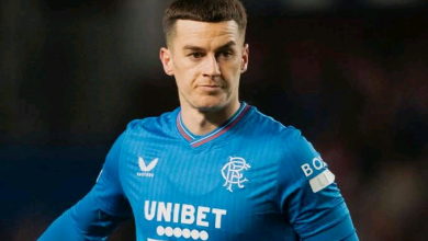 An elderly Rangers player wants to leave Ibrox as soon as possible.