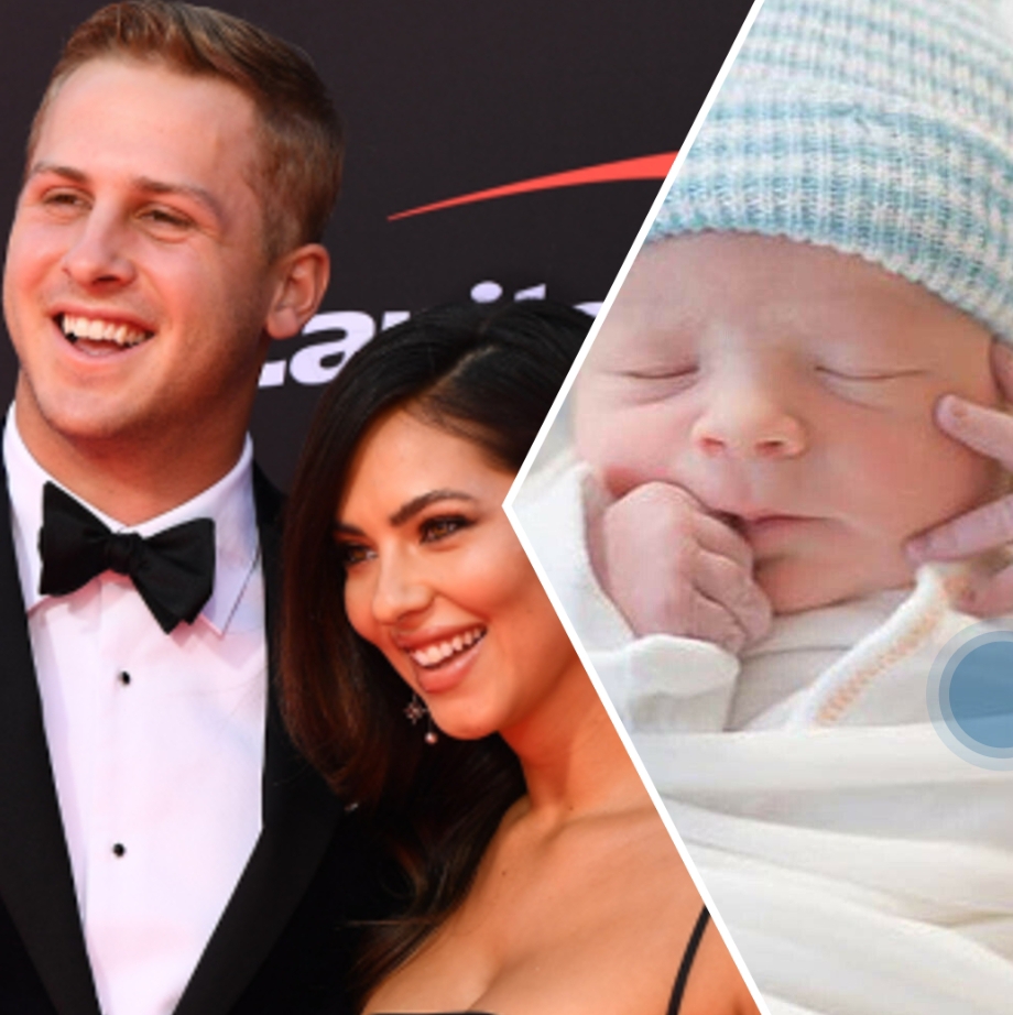 CONGRATULATIONS JARED GOFF AND HIS WIFE CHRISTEN HARPER A BABY